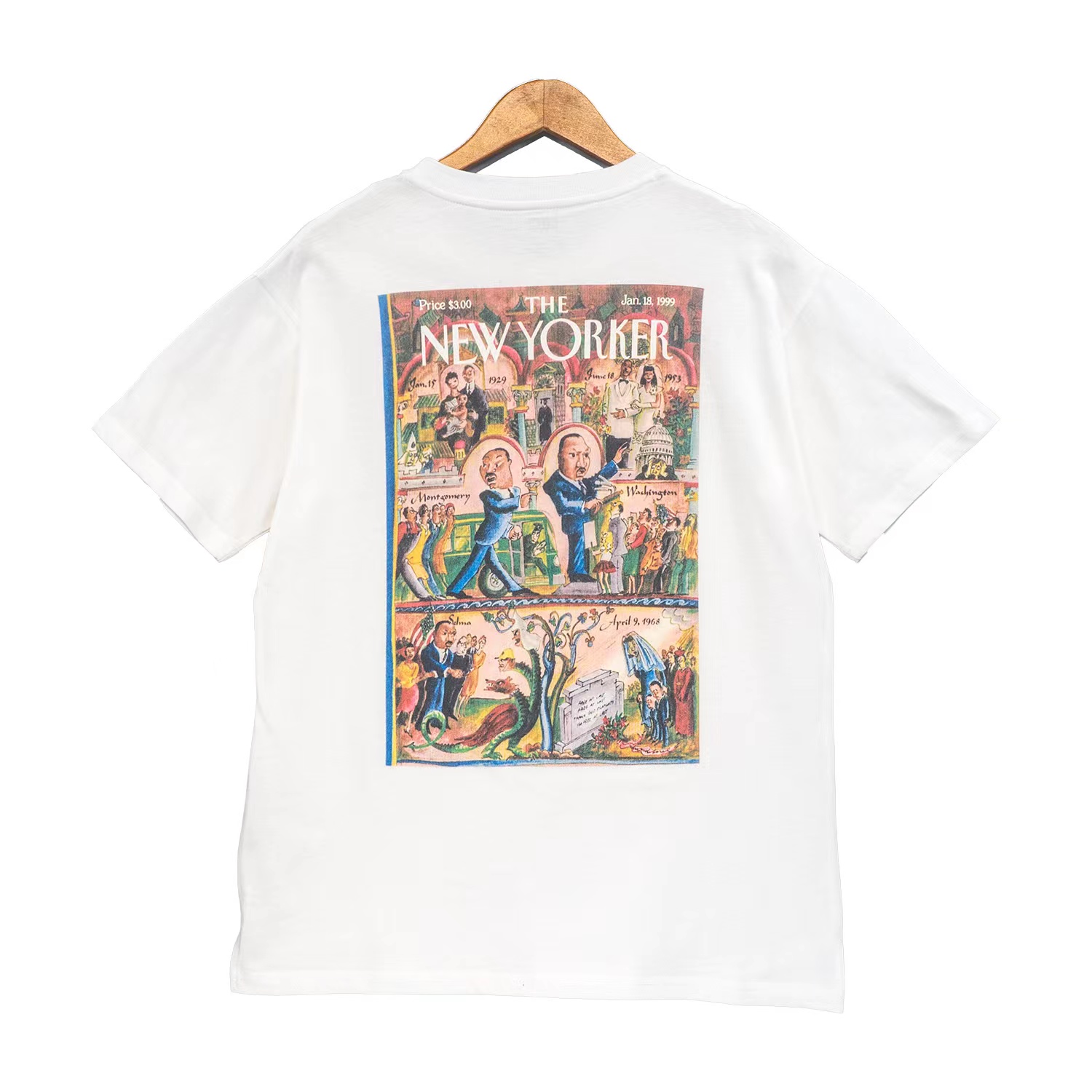 

Tee 2022 Men Women 1 High Quality T shirt Short Sleeve Tops, White
