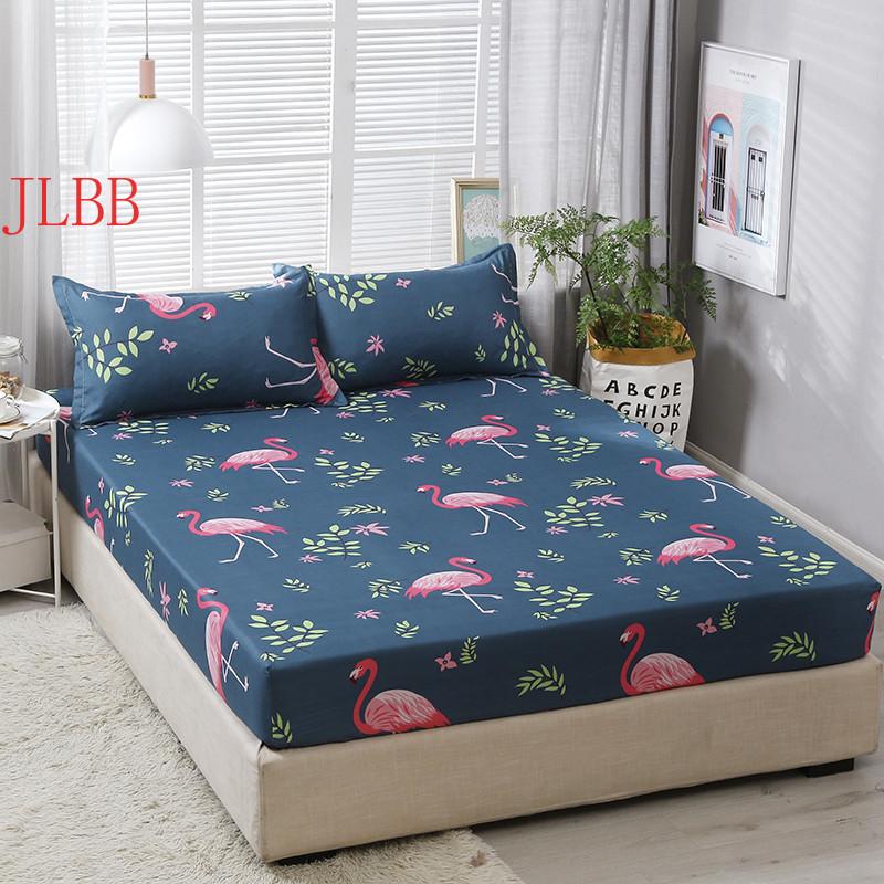 

Fitted Sheet With Elastic 3pcs/set Summer Bed Sheet Set 200*220cm Home Covers Heart Mattress Cover 100*200cm Bedclothes Feather, Camel
