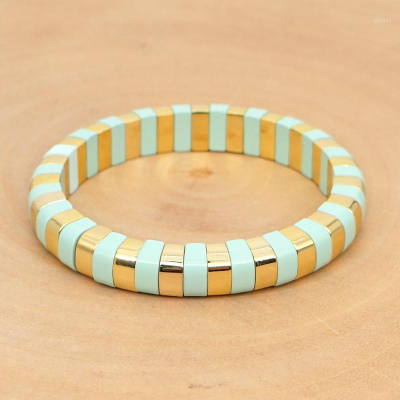 

Shinus Enamel Tile Beads Bracelet For Women Bohemian America Bileklik Pulsera Mujer 2020 Trendy Bracelets Jewelry1