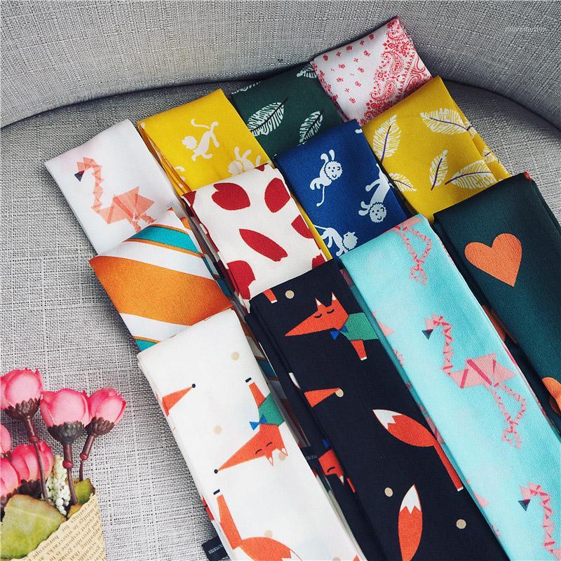 

90X5cm NEW animal printed silk scarf for women tie scarf bag handle Ribbon girl Joker silk scarves long neck1