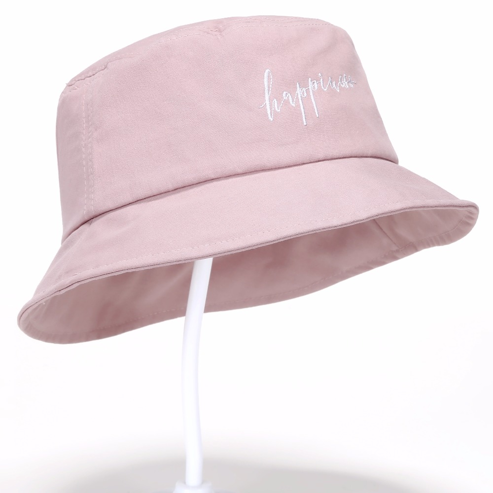 

Difanni 2020 Hot Sale Letter Embroidery Bucket Hats for Women Men Panama Bucket Cap Women Hat, Beige