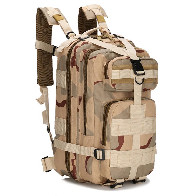 

New Outdoor Backpack Camping Climbing Bag Waterproof Mountaineering Hiking Backpacks Molle Sport Bag Climbing Rucksack, Black