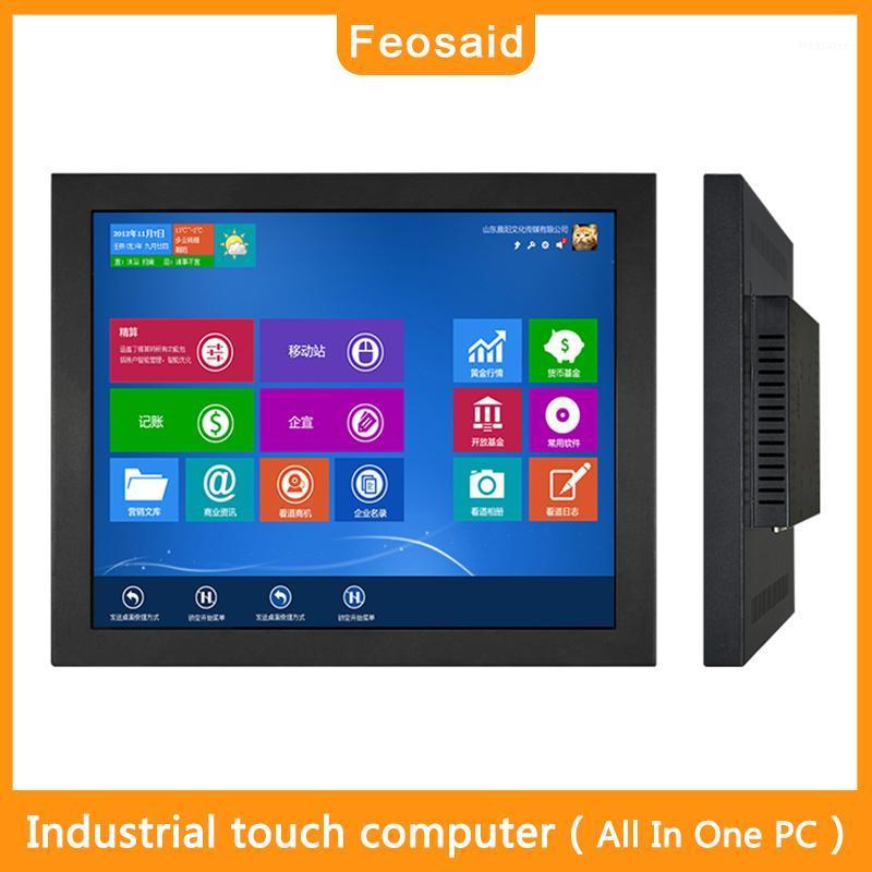 

Feosaid 15.6 inch industrial touch computer All In One PC,4G RAM 64G SSD wifi com core i3 win7 win10 mini PC,metal enclosure1