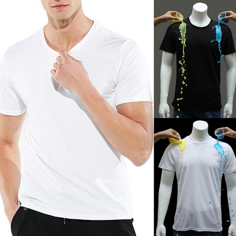 

Vertvie 2020 Women Quick Dry Short Sleeve T-shirt Running Sweatshirt Men Waterproof Breathable Sports T Shirt O-Neck Fitness Top, White