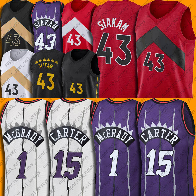 

Vince Carter Shaq Basketball Jersey Torontos Raptor Orlandos Magics Tracy Mcgrady Anfernee Hardaway Jerseys Throwback, Retro jersey