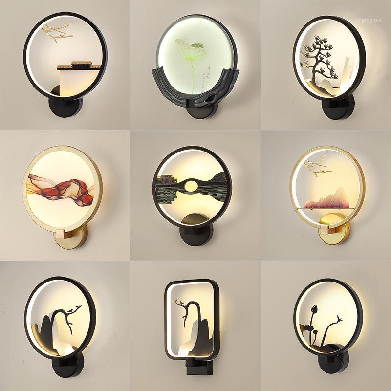 

wall lamp living room sofa TV background wall hotel corridor balcony corridor lighting1