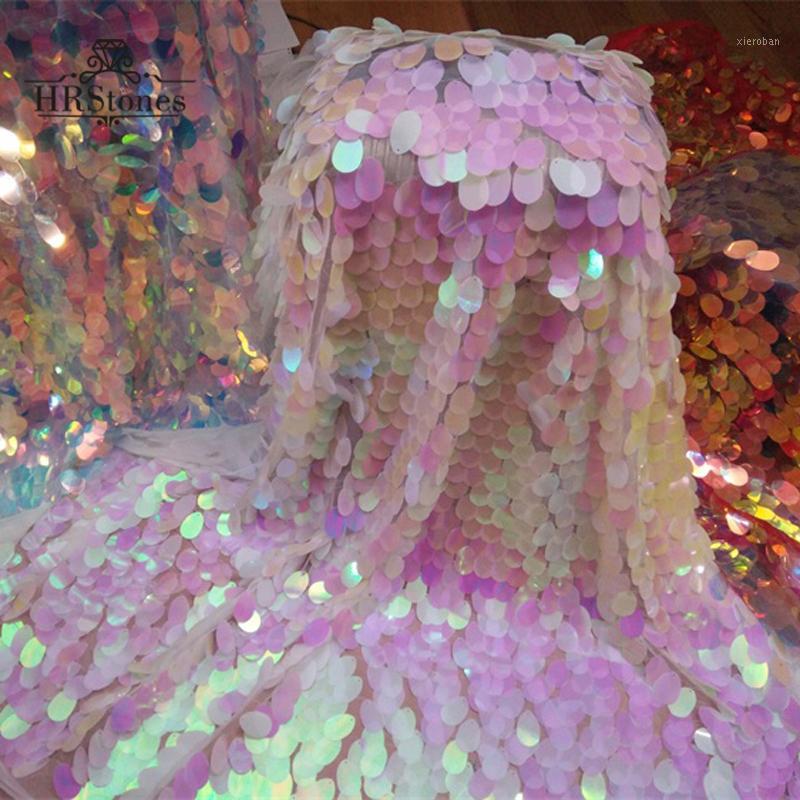 

Fabric Efficient Symphony Laser Elliptical Large Melon Sequins Lace Sequined Gradient S Background Fabric1