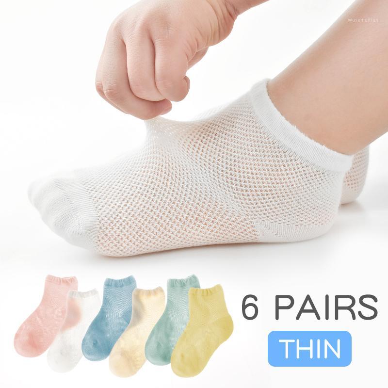 

6 Pairs/lot Baby Socks spring and summer plain stitch sports Cotton Newborn Kids Girls Boys Children Socks For 1-7 Year1, 153