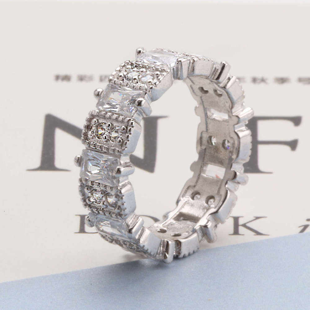 

Luxurys Designers Fashion Jz294 imitation women's ring fashion platinum magazine ring diamond ring Gothic