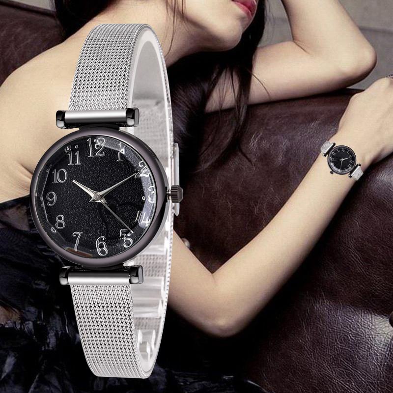 

WJ-8914 Top Brand Minimalist Watch Women Elegant Fashion Ladies Stainless Steel Quartz Wristwatch Montre Femme Female Watches, Gold