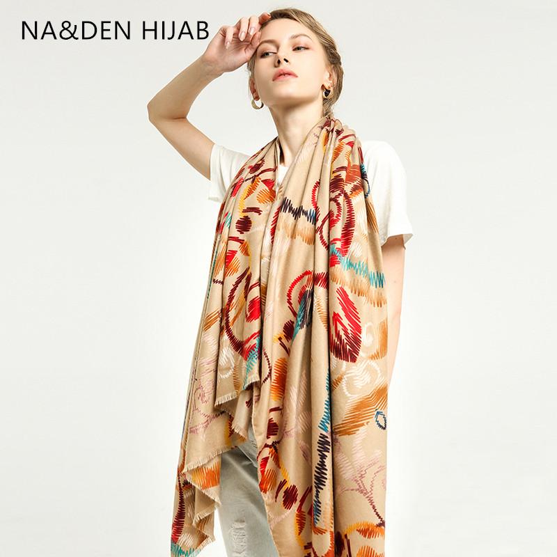 

High quality wraps Flower printing scarves Winter scarf Islamic bandana Long muffler Solid shalws Muslim hijab Viscose 7 pcs/lot