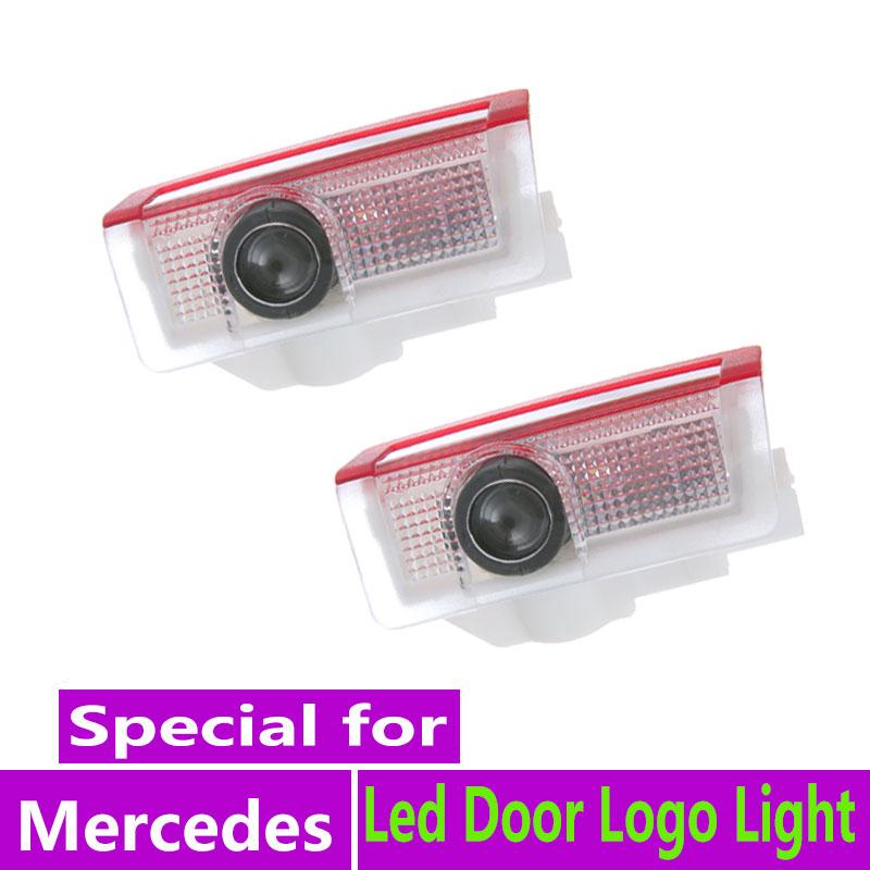 

2X Car Door Light Led Logo light For //// E class w213 w212 C coupe c204 c63 w205 GLC GLE courtesy Accessories