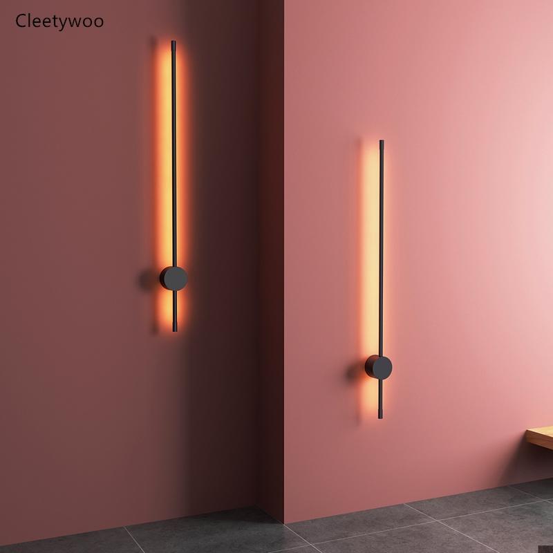 

Minimalist Line Wall Lamps Aluminum Living Room Bedroom Room Linear Wall Light for Kitchen Corridor Aisle LED Sconce Lamp