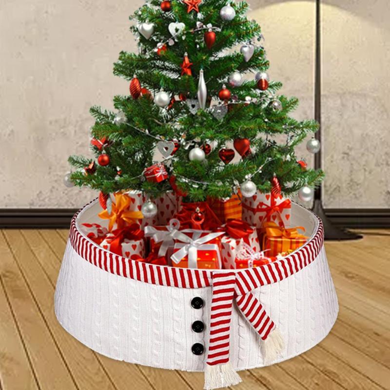 

Wholesale Christmas Tree Skirt Decorative Tree Base Cover New Year Christmas Decoration Party Gifts High Quality
