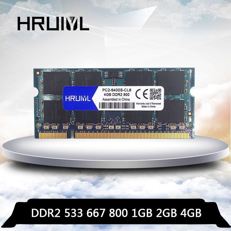

HRUIYL Ram SO-DIMM DDR2 4GB 2GB 1GB PC2-4200S PC2-5300S PC2-6400S DDR 2 1G 2G 4G 533Mhz 667MHZ 800MHZ Laptop Notebook Memory1