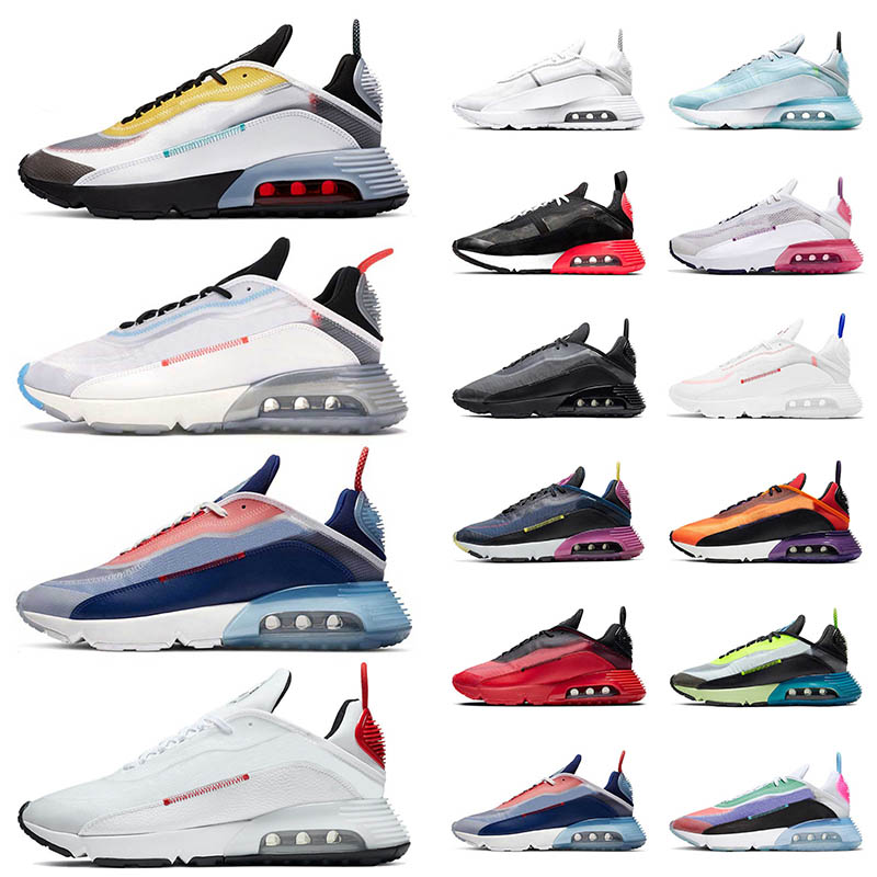 

Sport 2090 Pure Platinum Running Shoes Yellow Bleached Aqua Mens Women Brushstroke Crimson Racer 2021 Top Quality Trainers Athletic Sneakers, White;red