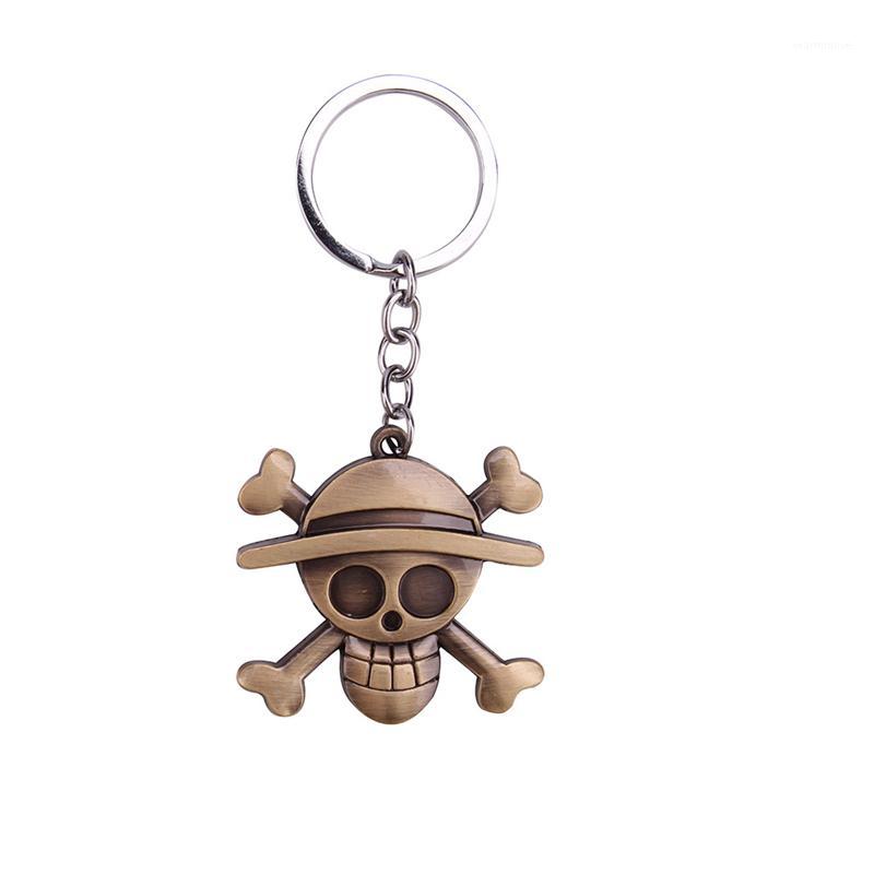

New Jewelery skull Key Ring Keychain Key Ring For Man Gift Car Anime Rectangle Keychain Movie jewelry Gift1