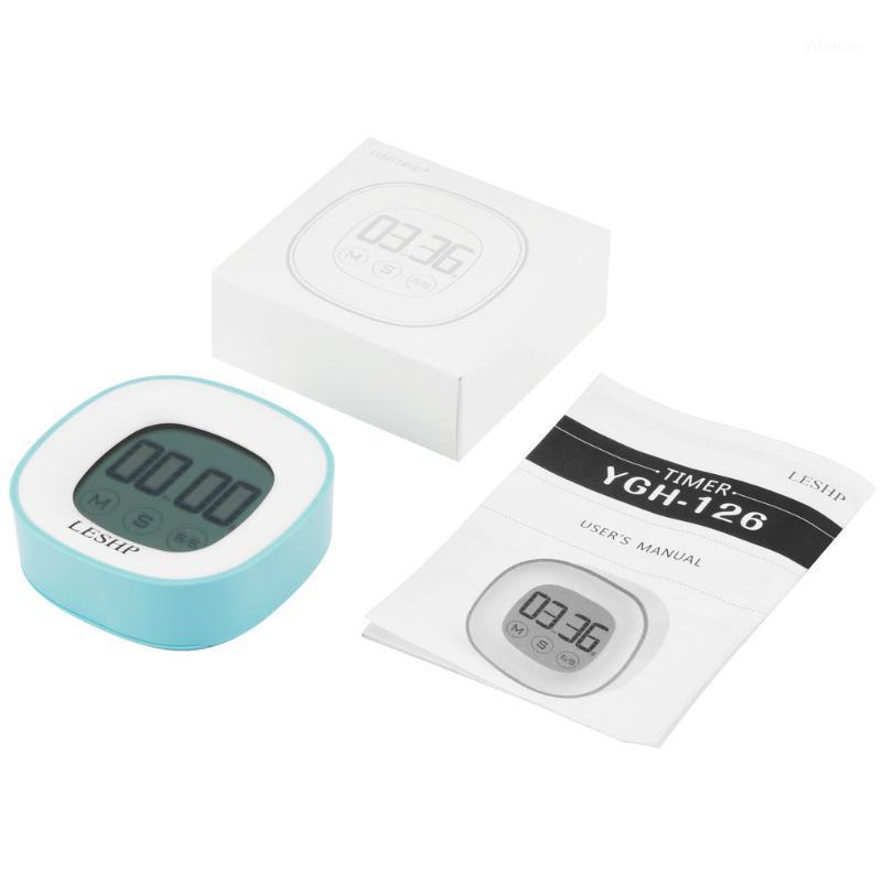

LESHP Square Touchable LCD Digital Screen LED Backlight 4 Digits Display Digital Magnetic Back Kitchen Timer Countdown Timer1