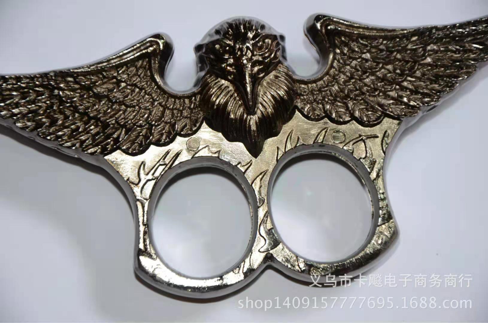 

321 Copper knuckles alloy ghost fire iron four-fingered tiger fist ring hand buckle legal self-defense martial arts iron fist ring hand