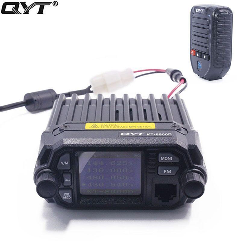 

QYT KT-8900D Colorful Mini Walkie talkie Quad Display Upgraded of KT-8900R 25W Dual band UHF/VHF Car Radio Mobile Radio KT8900D1