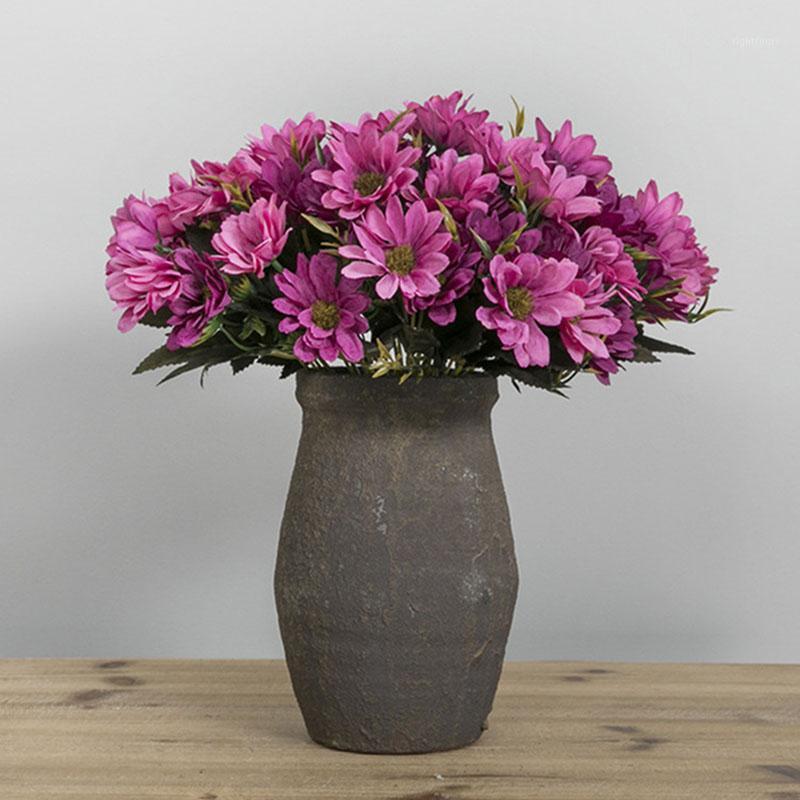 

Creative Artificial Flower Bunch Wedding Bouquet Home Living Room Table Decorations Simulation Lifelike Plants1, Blue