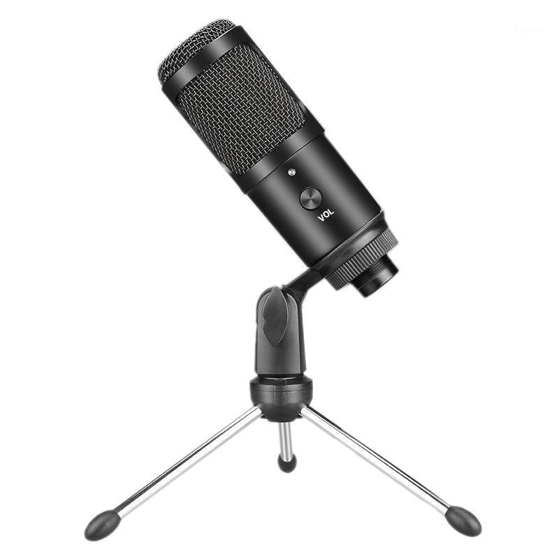 

USB Condenser Gaming Microphone for Laptop Windows Studio Recording Built-In Sound Card.1