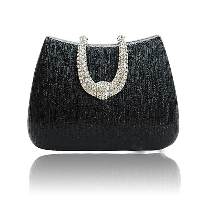 

NEW Exquisite Beaded Crystal Evening Bag Noble Elegant Clutch Bags Chain Party Wedding Shoulder Bag handbag with chain WY61, As picture