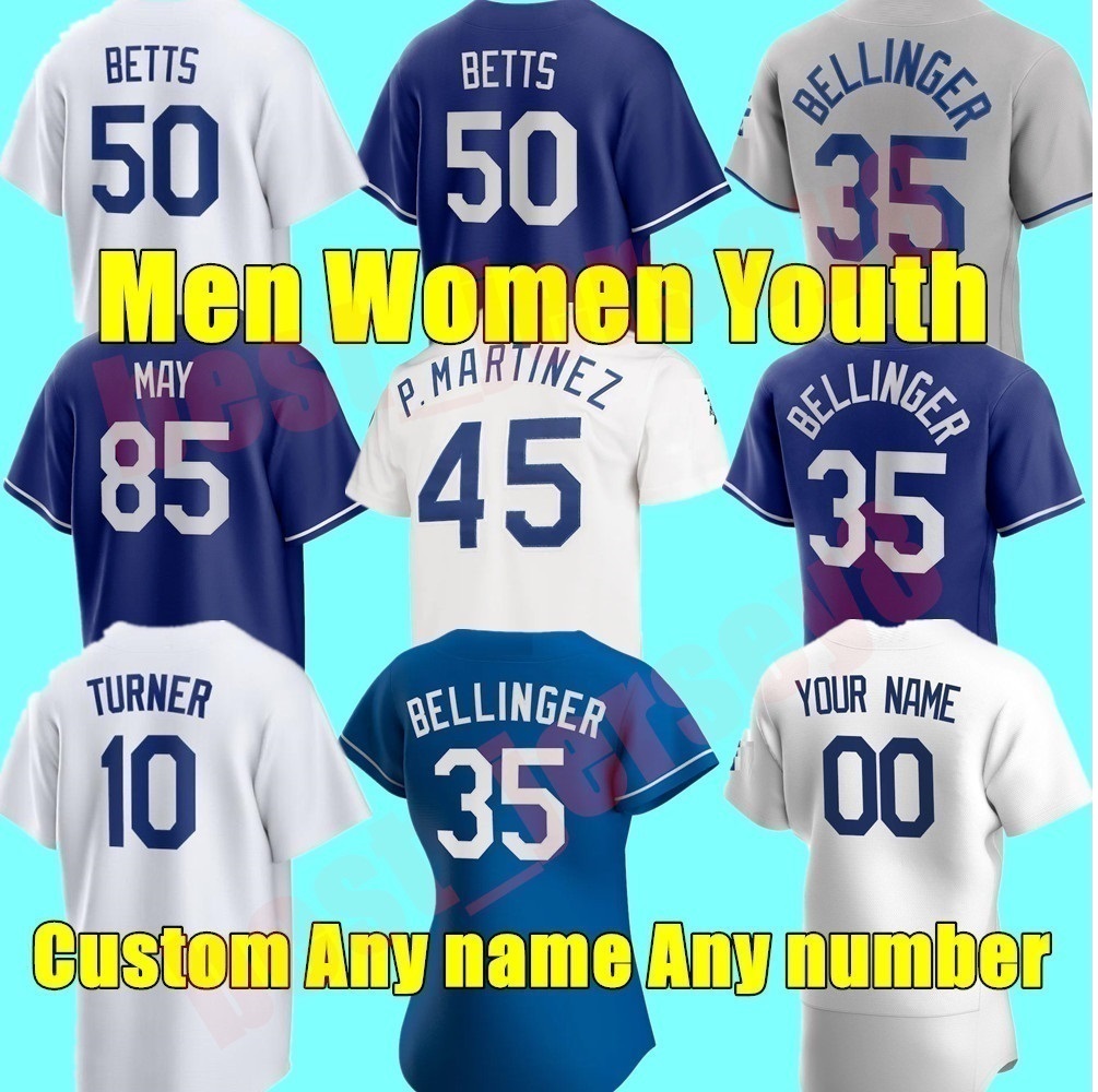 

New Men Women youth 2021 City Connect Baseball jerseys 50 MOOKIE BEtTTS DODGER CODY BELLINGER JUSTIN TURNER Max Muncy Clayton Kershaw Enriqu, Blue;black