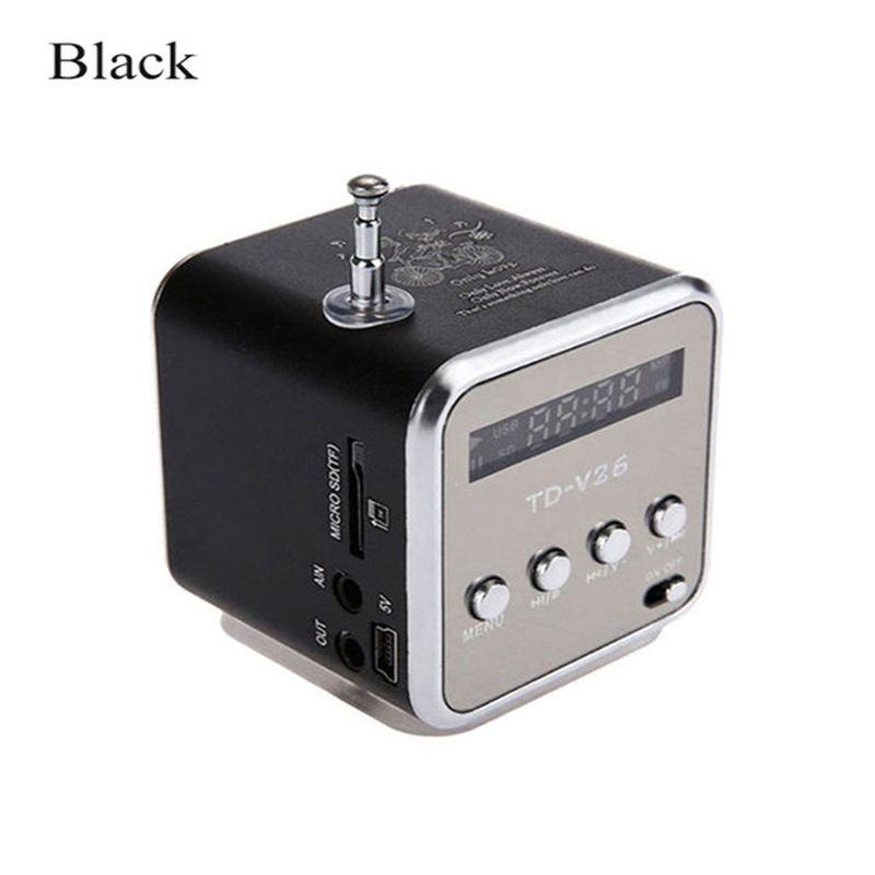 

TD-V26 Mini Speaker Portable Micro SD TF Card USB Disk Stereo for DVD Laptop
