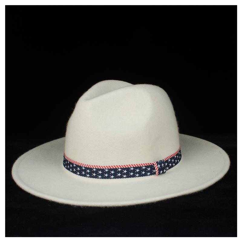 

100% Wool Women White Fedora Hat For Elegant Lady Trilby Hat Winter Outdoor Travel Fascinator Cap Size 56-58CM