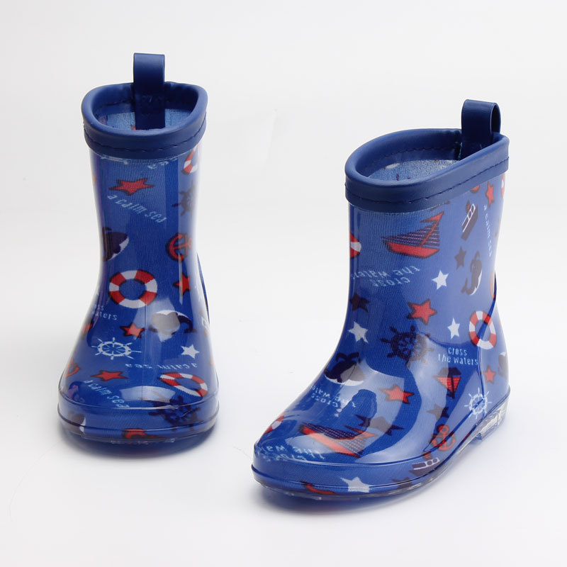 

Girls 2020 Bow Rain Kids for Boots Boy PVC Water Children Cartoon Shoes Waterproof Rainboots 5 Colors
