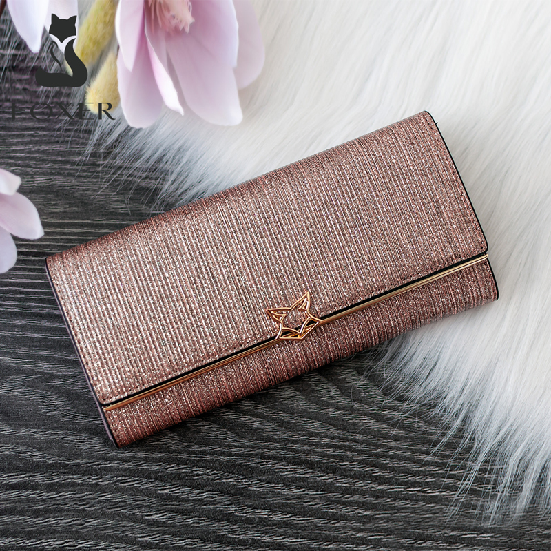 

FOXER Brand Women Split Leather Wallets Female Clutch Bag Fashion Coins Card Holder Luxury Purse for Ladies Women's Long Wallet 201006, 218018f7a