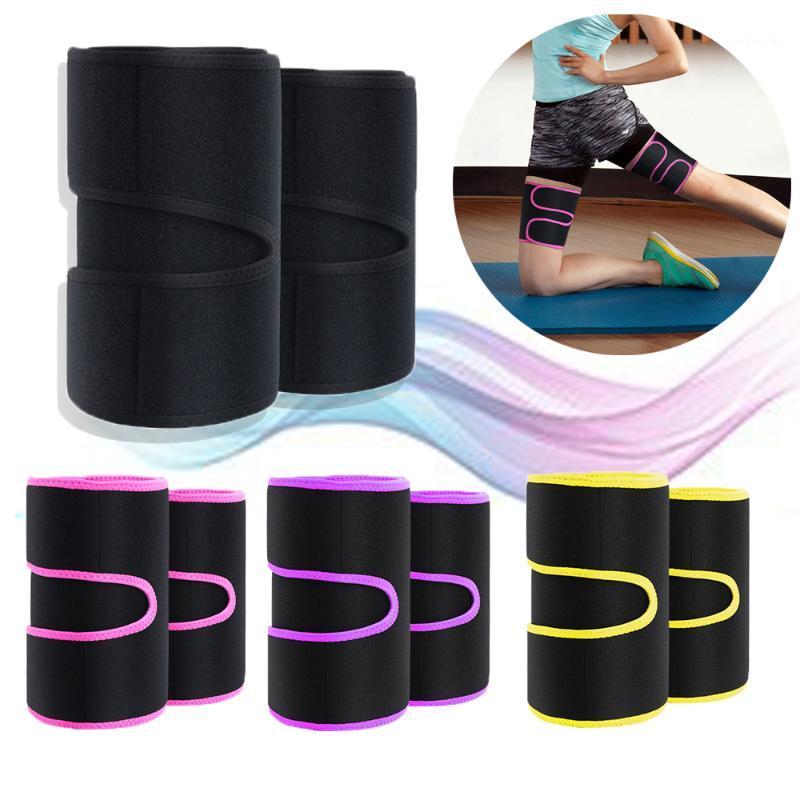 

4C Outdoor Sports Leg Sleeve Support Brace Knee Pads Kneepad Basketball Sport Compression Calf Stretch Brace Thigh Protect1, Black