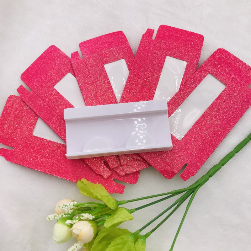 

Lashes package pink scrub lashes box fit 15-28mm mink wholesale customization