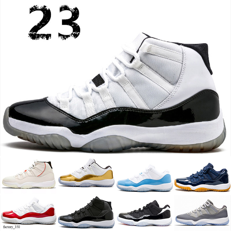 

Classic 11 space jam 11s concord 45 back 23 Platinum Tint lows gamma legend blue men basket shoes sneakers Good Quality Version, Color 12
