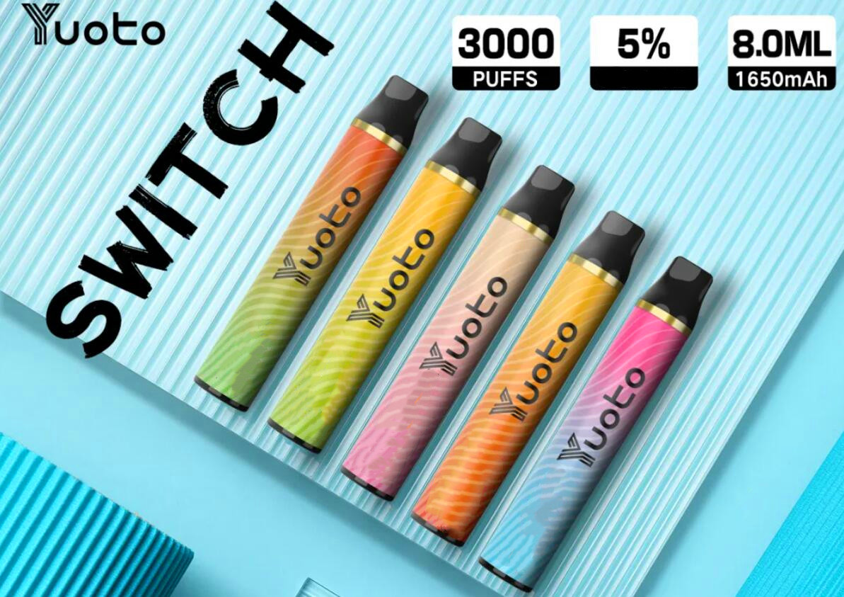 

Eco-Friendly fictory Price Yuoto switch 2 in 1 disposable cigarettes 3000puffs 8 ml pods 1650mah battery vape pod device