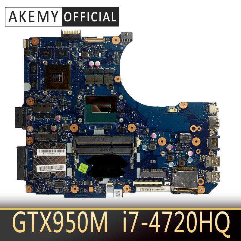 

N551JX for ASUS Laptop Motherboard N551J N551JK N551JM N551JW G551J G551JK G551JM G551JW -4720HQ/GTX950M original mothebroard