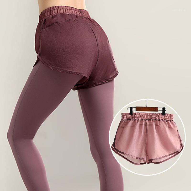 

20 New Style Breathable Gauze Anti-Awkward Yoga Shorts Casual Running Sports Shorts Women's Quick-Dry Fitness1, Green