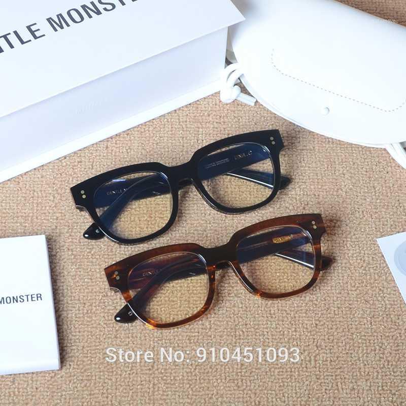 

Gentle Handmade Acetate Glasses frame Women Men Eyewear Frames UNA.C Brand Designer Tortoise Optical Spectacle Demi Myopia1