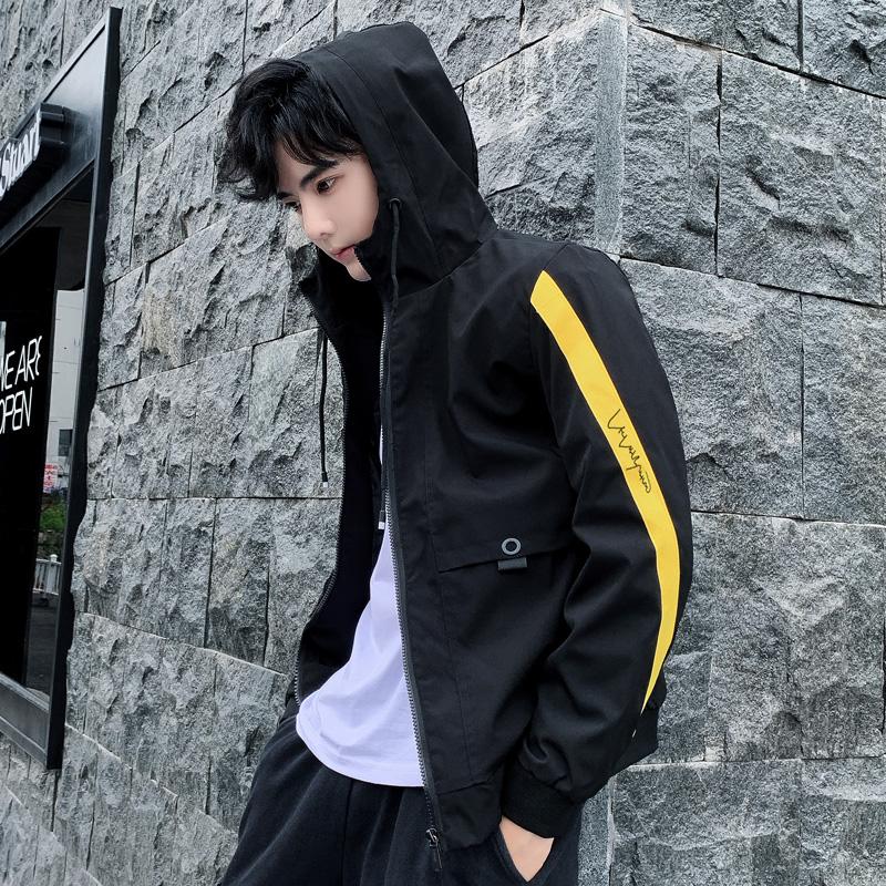 

jackets 2020 hip hop men hoodies overcoat patchwork printed homme Jacket male Korean Fashion plus size 4XL tops clothes, Red