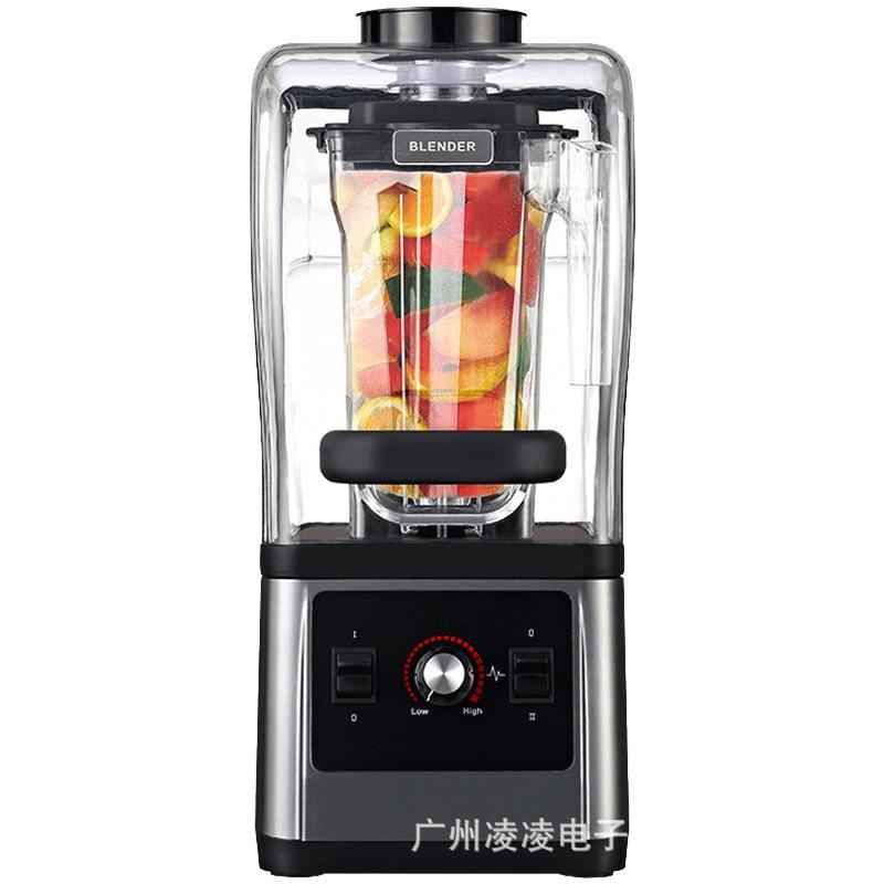 

110V/220V/240V 1.6-liter ice skater commercial mute ice skater shop wall breaker cross-border blender mixer