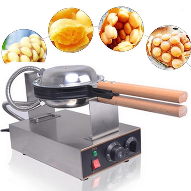 

Electric Commercial Eggettes Waffle Maker Hong Kong Egg Bubble Waffle Maker Iron Eggettes Baker Machine Round Pan1