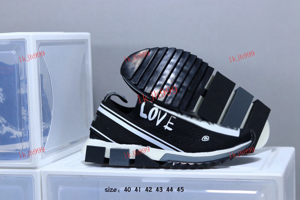 

Kids sneakers men high quality mens flying woven stretch lazy shoes fashion letter pattern design men's casual shoe