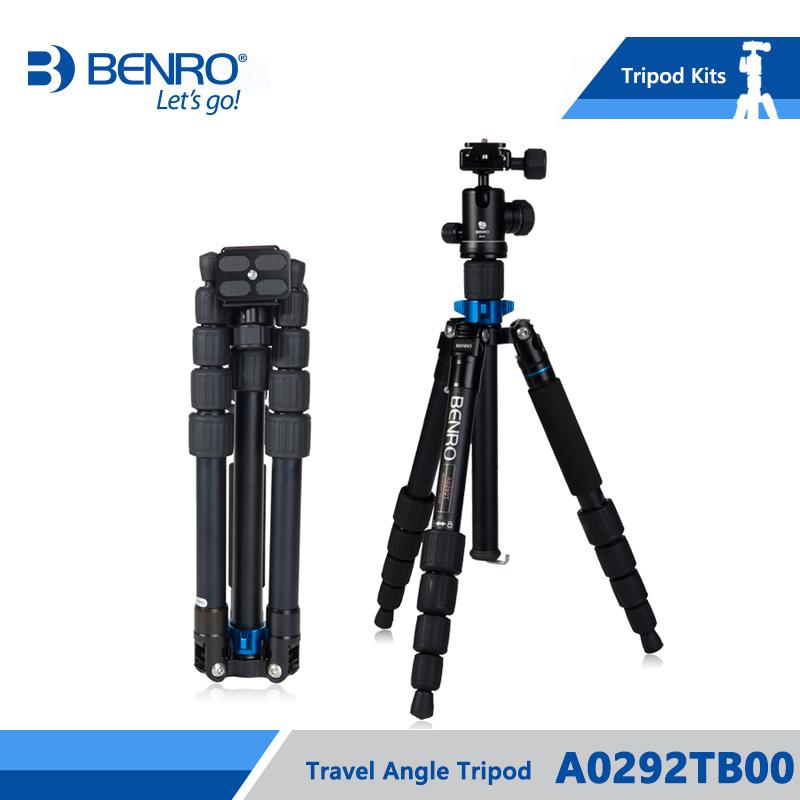 

Benro A0292TB00 Tripod Aluminum Tripod Kit Monopod For Camera With B00 Ball Head Carrying Bag Max Loading 6kg DHL Free Shipping