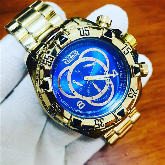 

2021 INVICTA High Quality Mens Quartz Watch Calendar Waterproof Large Dial Stainless Steel Watchs Relógio masculino, Tool