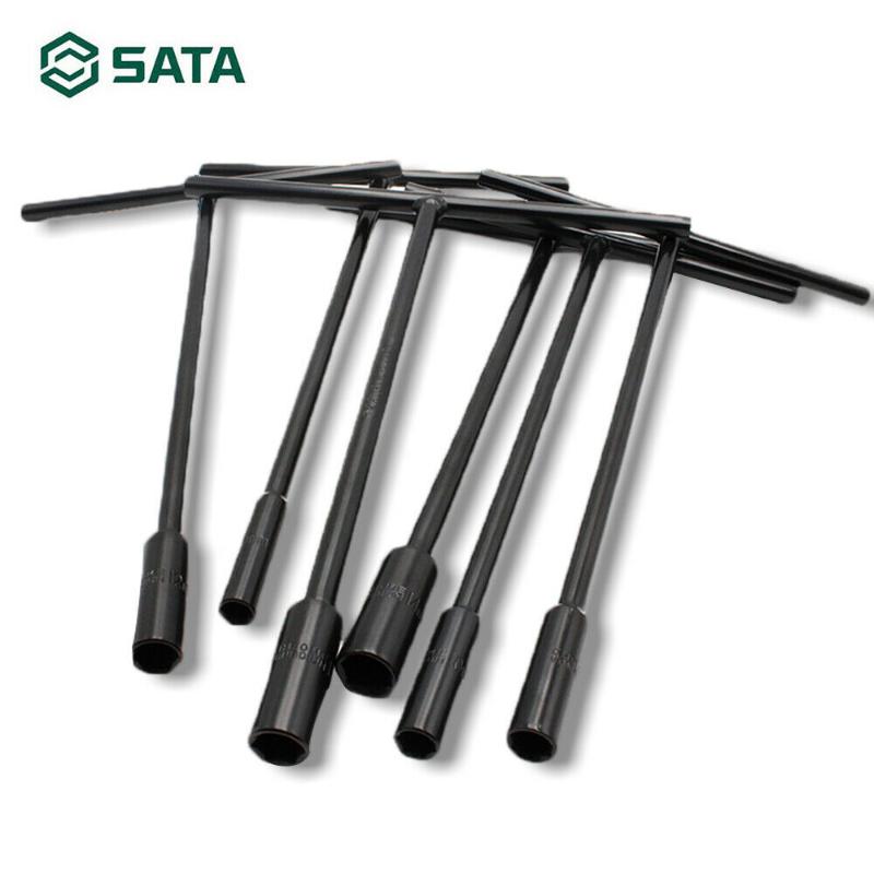 

SATA T-type 6pt Socket Wrench Chrome Alloy steel Wrench Spanner 8/9/10/11/12MM
