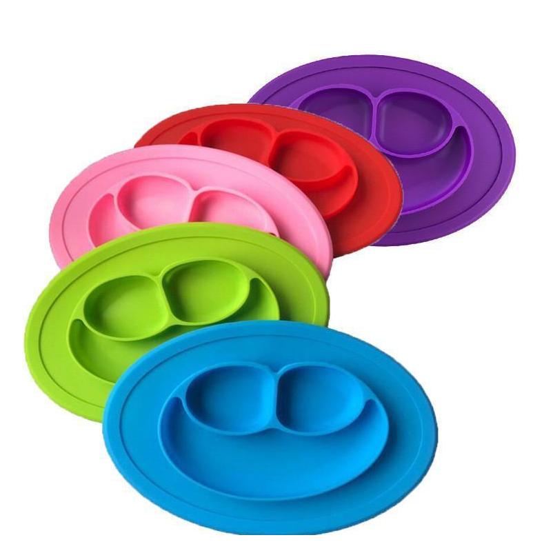 

Baby Silicone Bowls Dishes Plates Children Food Grade Silicone Non Slip Cute Bowl Kid Baby One Piece Dish Dining Mat 7 Colors Dbc 6U5Uh