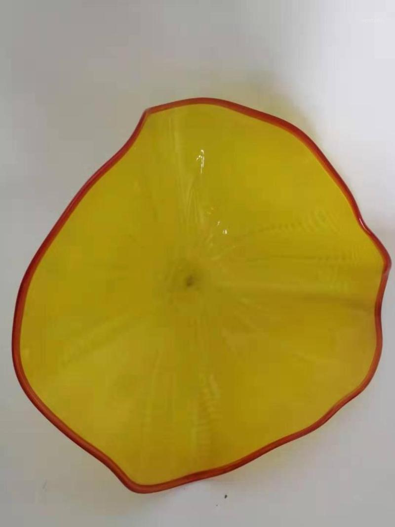 

Moroccan designed plate art glass Wall Light decor Decorative glass hotel plates1