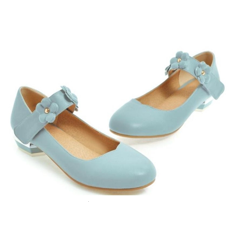 

2021 Women's Shoes in Spring and Autumn New Style Low Heel Round Head XIGE, White