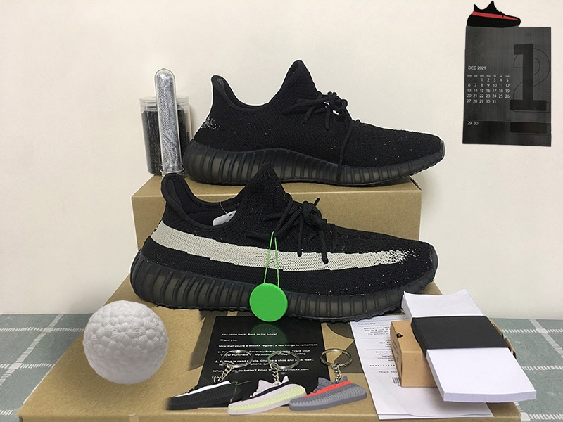 

New Kanye West kids mens running shoes for women israfil Linen Static Reflective trainers v2 zebra sime frozen outdoors sneakers with box